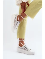 Dámské krajkové tenisky model 21649979 bílé - Lee Cooper