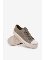 Pánské Tenisky Na Platformě Big Star RR174325 Zelené