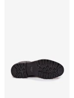 Kožené pánské kotníčkové boty model 21718271 Černé - Lee Cooper