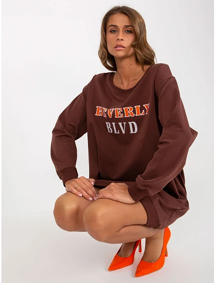 Mikina VI BL model 17857086 tmavě hnědá - FPrice