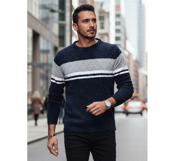 Pánský tmavě modrý svetr Dstreet WX2244z