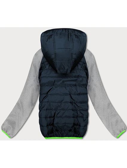Tmavě lehká dámská sportovní bunda model 18423297 - J.STYLE