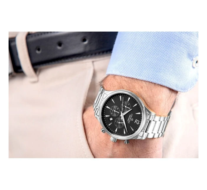 Pánské hodinky Giewont Chronograph Sapphire Silver GW6310-B2 Pánské hodinky Giewont Chronograph Sapphire Silver GW6310-B2