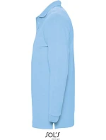 SOL'S Winter II Piqué polo s dlouhým rukávem 25.1353 sky blue SOL'S Winter II Piqué polo s dlouhým rukávem 25.1353 sky blue