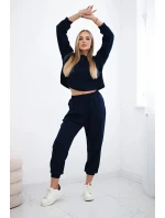 Viskózový komplet Amour teplákové + kalhoty námořnická modř Viskózový komplet Amour teplákové + kalhoty námořnická modř