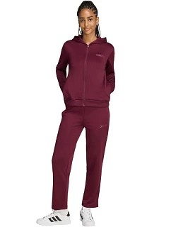 Dres damski Essentials Linear bordowy model 22553787 - ADIDAS