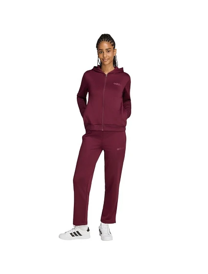 Dres damski adidas Essentials Linear bordowy KQ7588