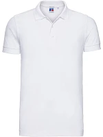 Pánské elastické piqué polo 10. white model 22473866 - Russell Athletic Pánské elastické piqué polo 10. white model 22473866 - Russell Athletic