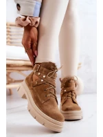 dámské kozačky s výřezy Camel model 21576616 - Boto