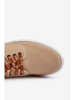 Pánské tenisky Big Star NN176001 Memory Foam System Beige Pánské tenisky Big Star NN176001 Memory Foam System Beige