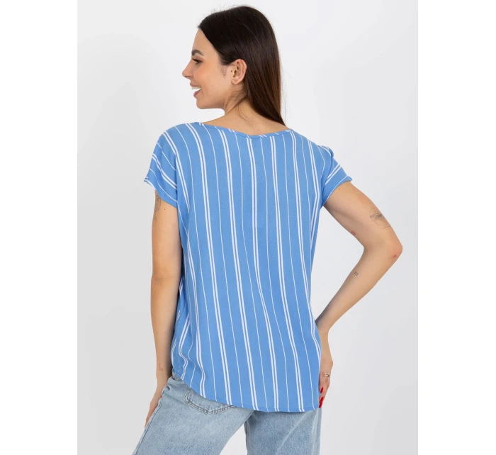 Dámská halenka D73771R10978Q modrá - FPrice