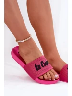 Dámské pantofle Lee Cooper – fuchsiové
