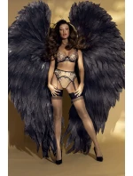 Dámská podprsenka model 21494802 Černá s béžovou - Axami Dámská podprsenka model 21494802 Černá s béžovou - Axami