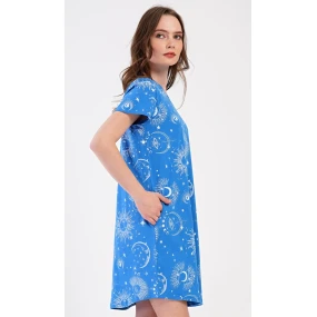 Dámské domácí šaty s krátkým rukávem model 20848226 - Vienetta