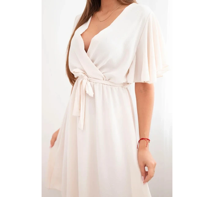 Šaty s překládaným výstřihem fango