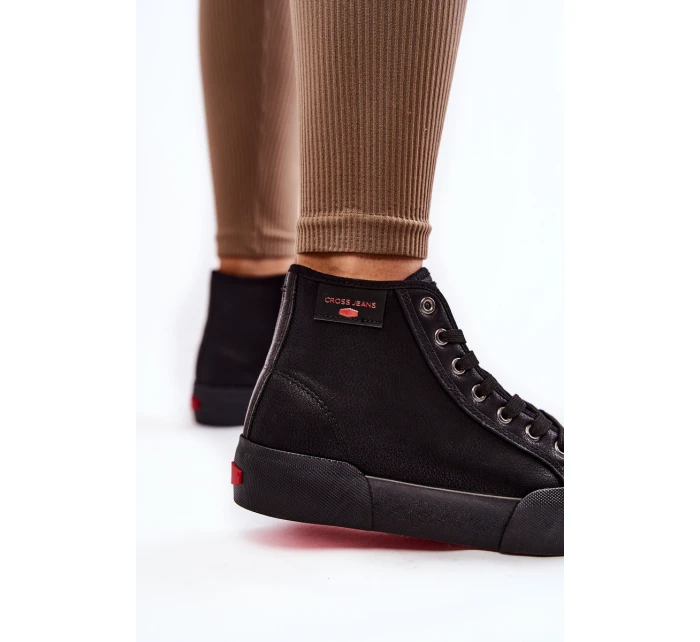 Dámské vysoké tenisky Cross Jeans KK2R4055C Černe