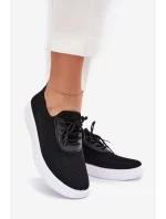 Materiálové Nazouvací Sportovní Boty Na Platformě Dámské Černé Kalyra Materiálové Nazouvací Sportovní Boty Na Platformě Dámské Černé Kalyra