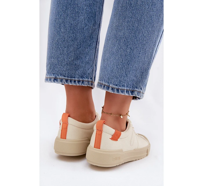 Dámské tenisky Big Star model 22100139 Memory Foam System Béžové - Big Star Shoes Dámské tenisky Big Star model 22100139 Memory Foam System Béžové - Big Star Shoes