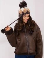 Czapka AT CZ model 20710276 brązowy - FPrice Czapka AT CZ model 20710276 brązowy - FPrice