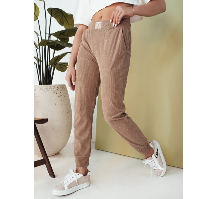 Dámské tepláky BRINAT camel FashionStreet UY2049