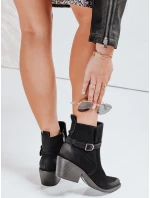 Dámské černé boty FashionStreet ZY0516 Dámské černé boty FashionStreet ZY0516