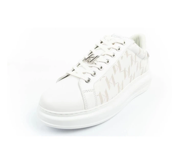 model 21356731 pánské tenisky kožené bílé - Karl Lagerfeld