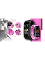 GIEWONT Smartwatch Black and Pink 2 Stripes GW200-4 GIEWONT Smartwatch Black and Pink 2 Stripes GW200-4