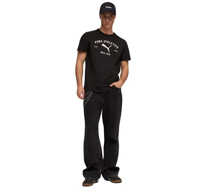 Pánské tričko Class Graphic Tee black model 22068526 01 - Puma