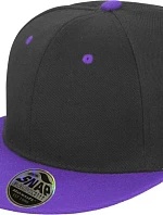 Result Headwear RC 082X 6 panelová kšiltovka s plochým kšiltem 28.082X black/purple