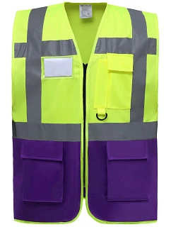 HVW 801 HiVis multifunkční vesta hi vis model 22502399 - Yoko