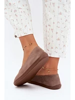 Dámské baleríny Barefoot Taupe Hollin Dámské baleríny Barefoot Taupe Hollin