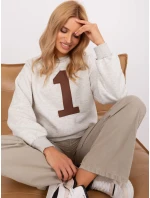 Mikina EM BL 617 9.11X světle šedá Mikina EM BL 617 9.11X světle šedá