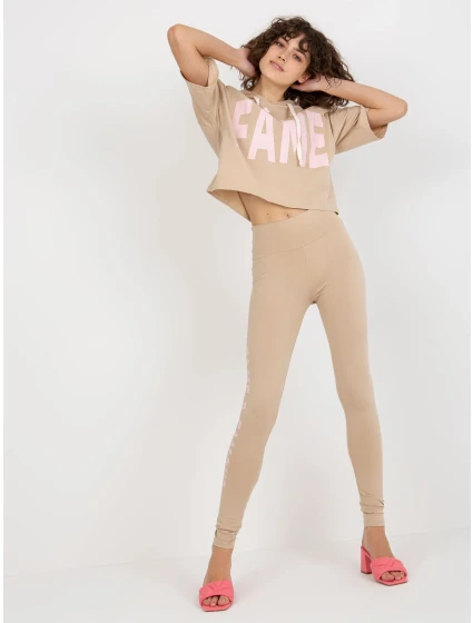 Dámská souprava EM KMPL model 18055613 béžová - FPrice Dámská souprava EM KMPL model 18055613 béžová - FPrice