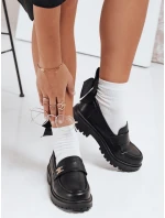 Dámské černé mokasíny FashionStreet ZY1122 Dámské černé mokasíny FashionStreet ZY1122