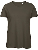 B&C Inspire T /women_° Dámské tričko Medium Fit z bio bavlny 01.TW43 khaki B&C Inspire T /women_° Dámské tričko Medium Fit z bio bavlny 01.TW43 khaki