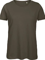B&C Inspire T /women_° Dámské tričko Medium Fit z bio bavlny 01.TW43 khaki