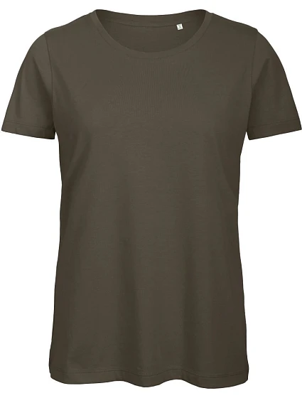 B&C Inspire T /women_° Dámské tričko Medium Fit z bio bavlny 01.TW43 khaki B&C Inspire T /women_° Dámské tričko Medium Fit z bio bavlny 01.TW43 khaki