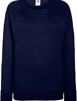 Fruit of the Loom Lady-Fit LW Raglan Sweat Dámská raglánová mikina 16.2146 deep navy