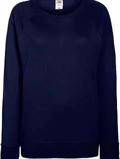 Fruit of the Loom Lady-Fit LW Raglan Sweat Dámská raglánová mikina 16.2146 deep navy