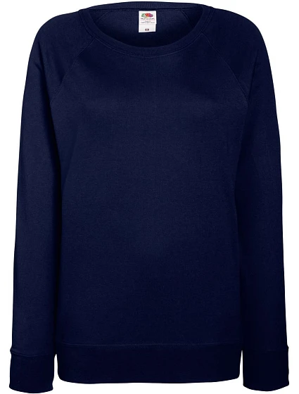 Fruit of the Loom Lady-Fit LW Raglan Sweat Dámská raglánová mikina 16.2146 deep navy Fruit of the Loom Lady-Fit LW Raglan Sweat Dámská raglánová mikina 16.2146 deep navy