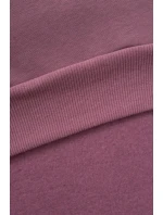 model 21752970 tmavě růžové šaty s kapucí - K-Fashion