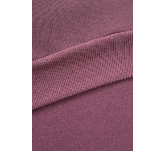 model 21752970 tmavě růžové šaty s kapucí - K-Fashion