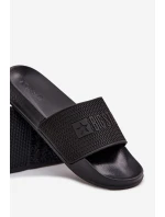 Pánské Pantofle Na Pěnové Podešvi Big Star SS174356 Černé Pánské Pantofle Na Pěnové Podešvi Big Star SS174356 Černé