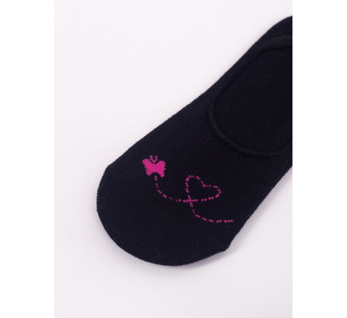 Yoclub Dívčí kotníkové ponožky bez vzoru lodiček, 3 balení SKB-0136G-AA0H Vícebarevné