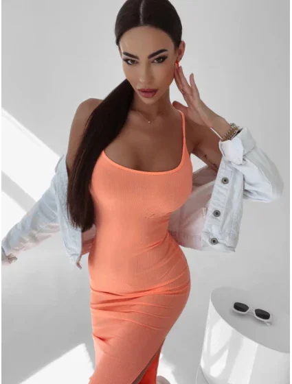 Dámské šaty 279064 lososové - Ola Voga