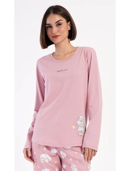 Dámské pyžamo dlouhé Méďa s model 20607140 - Vienetta