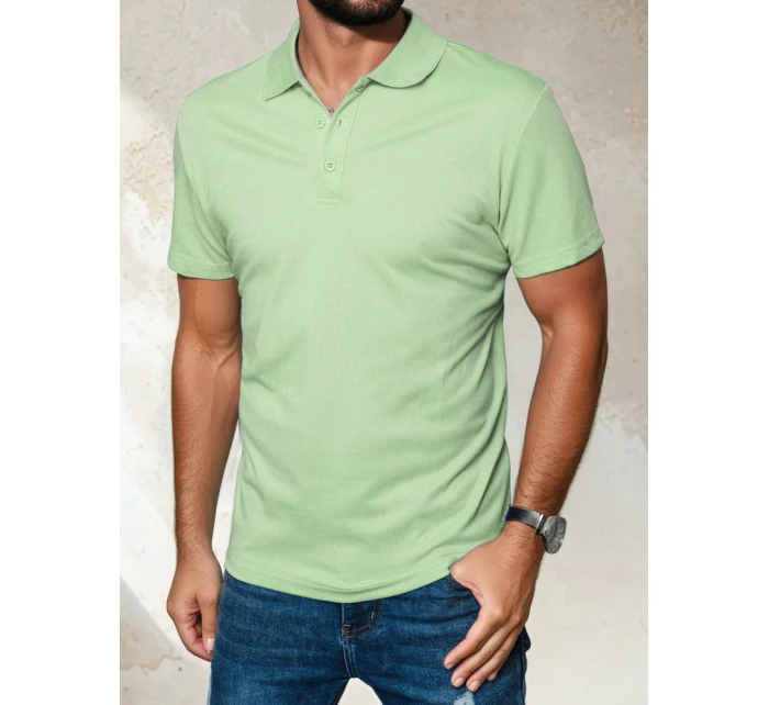 Pánské zelené polo tričko Dstreet model 21967826 - FashionStreet