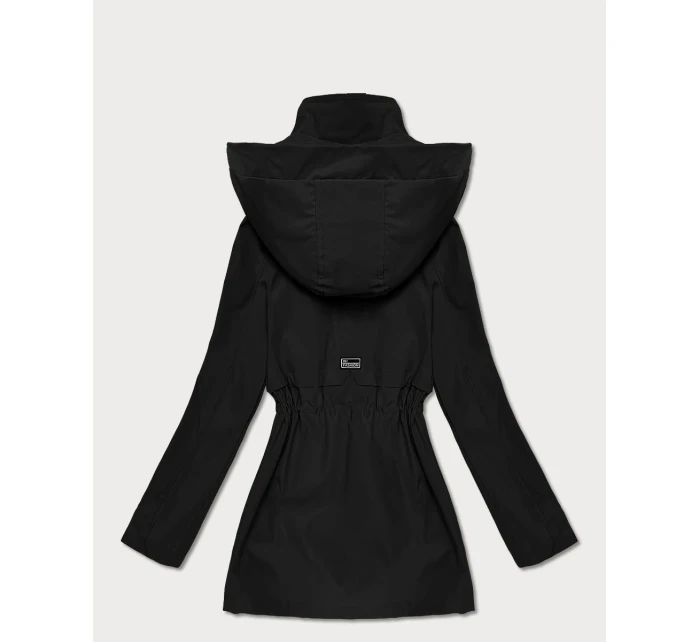 Cienka kurtka z podwijanymi rękawami Goodlookin czarna (KK60410-1#)