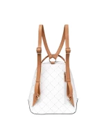 Puccini Monogram Collection Dámská kabelka Batoh White - BLXP0011P-0 Puccini Monogram Collection Dámská kabelka Batoh White - BLXP0011P-0