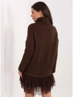 Sweter CH SW model 21776433 ciemny brązowy - FPrice